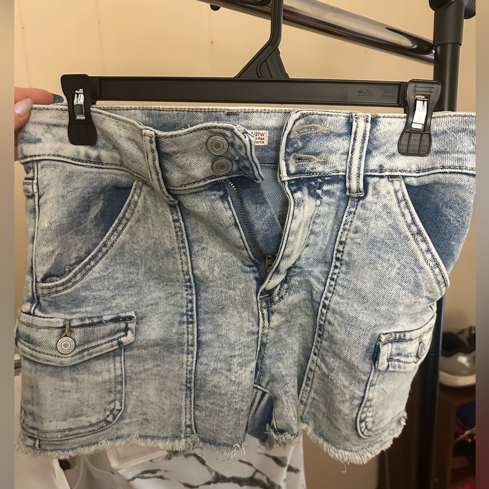 SO Sky Blue Denim Shorts